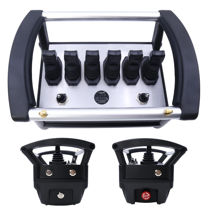 Лидер продаж, 6-рычажный гидравлический джойстик, пропорциональные направляющие регулирующие клапаны, автомобильный кран, промышленное радио, дистанционное управление
Лидер продаж, 6-рычажный гидравлический джойстик, пропорциональные направляющие регулирующие клапаны, автомобильный кран, промышленное радио, дистанционное управление