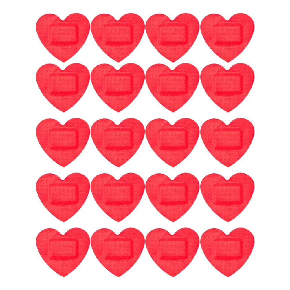 20 Pcs Heart Shaped Wound Bandages Adhesive Care Stickers Hemostatic Patches Outdoor Camping Hiking First Aid Elastic Suitable
20 Pcs Heart Shaped Wound Bandages Adhesive Care Stickers Hemostatic Patches Outdoor Camping Hiking First Aid Elastic Suitable