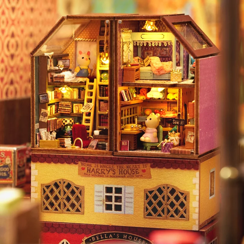 Diy House Wooden Doll House Miniature Building Blocks Town Kits With Furniture Lights Dollhouse Toys For Adults Birthday Gifts
Diy House Wooden Doll House Miniature Building Blocks Town Kits With Furniture Lights Dollhouse Toys For Adults Birthday Gifts