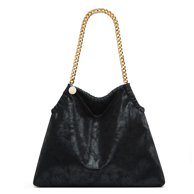 Vintage Black Tote Bags For Women Solid Matte Pu Leather Square Chain Underarm Packs Large Capacity Female Casual Commuter Bags
Vintage Black Tote Bags For Women Solid Matte Pu Leather Square Chain Underarm Packs Large Capacity Female Casual Commuter Bags