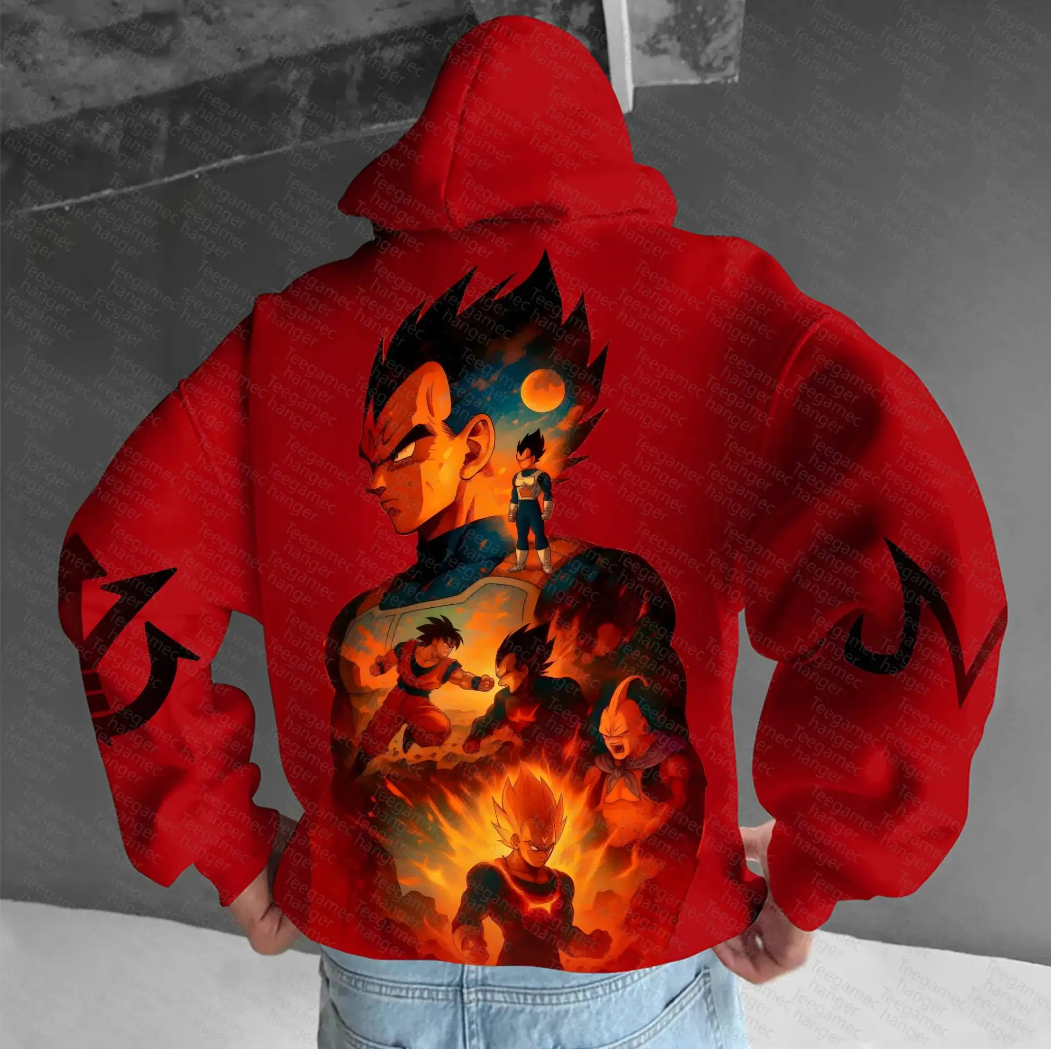 Dragon Ball Z Red Hoodie Men Women Anime Character Print Pullover with Multi Super Saiyan Back Design and Yellow Logo Casual
Dragon Ball Z Red Hoodie Men Women Anime Character Print Pullover with Multi Super Saiyan Back Design and Yellow Logo Casual