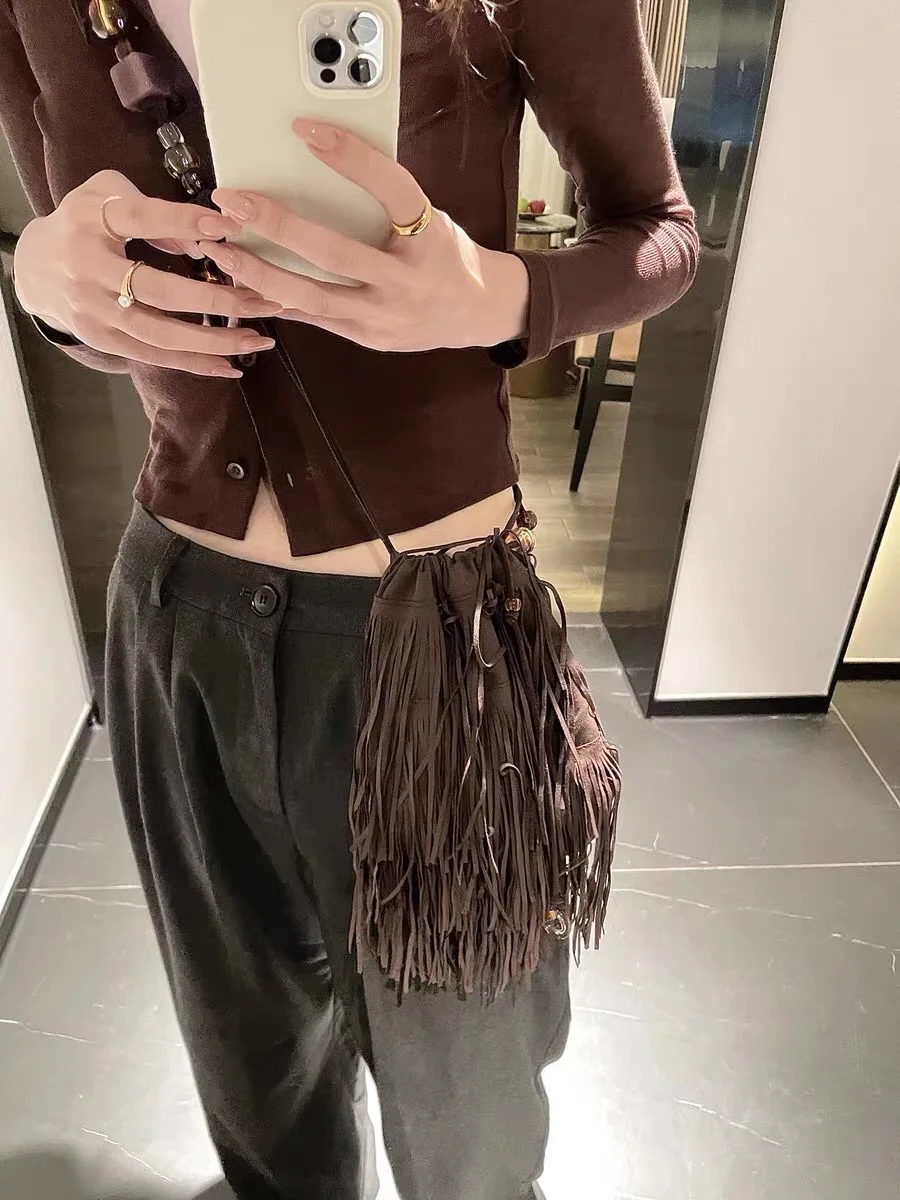 The Same New Chinese Tassel Beaded Accessories Original Design Messenger Portable Multi-purpose Shoulder Bag Bag
The Same New Chinese Tassel Beaded Accessories Original Design Messenger Portable Multi-purpose Shoulder Bag Bag