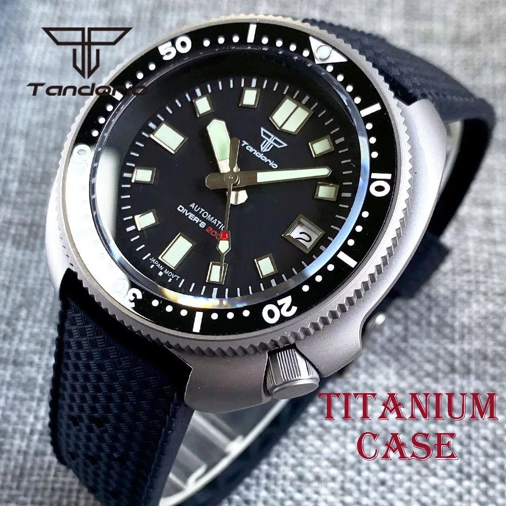 Tandorio Automatic 44mm Lightweight Dive Men Titanium Mechanical Watch PT5000/NH35 Movt Date Sapphire Waterproof 20ATM Luminous
Tandorio Automatic 44mm Lightweight Dive Men Titanium Mechanical Watch PT5000/NH35 Movt Date Sapphire Waterproof 20ATM Luminous