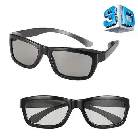 Circular Polarized TV Projector Film Home Theater Cinema Plastic Dimensional Anaglyph 3D Vision Movie Glasses 3D Glasses
