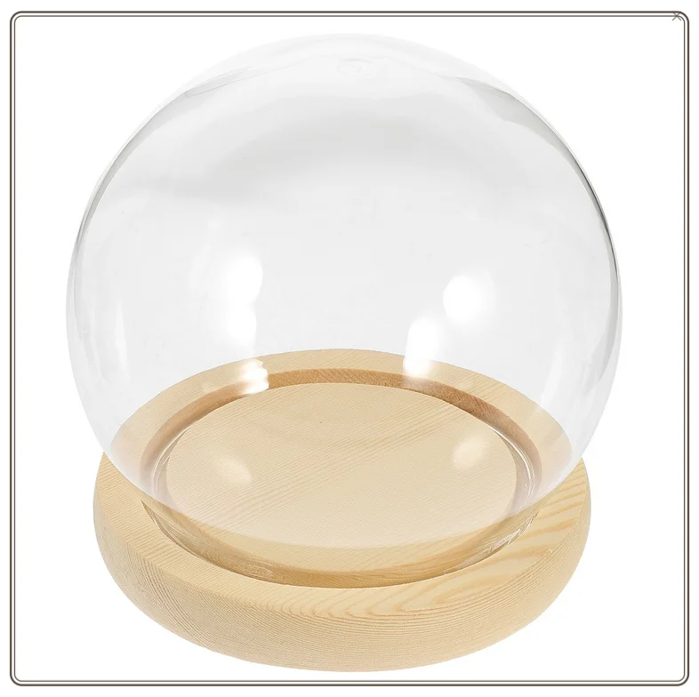 Display Cover Clear Case with Base Preserved Flowers Small Crafts Decor Dome DIY Micro Landscape Cloche Ornament for Flower
Display Cover Clear Case with Base Preserved Flowers Small Crafts Decor Dome DIY Micro Landscape Cloche Ornament for Flower