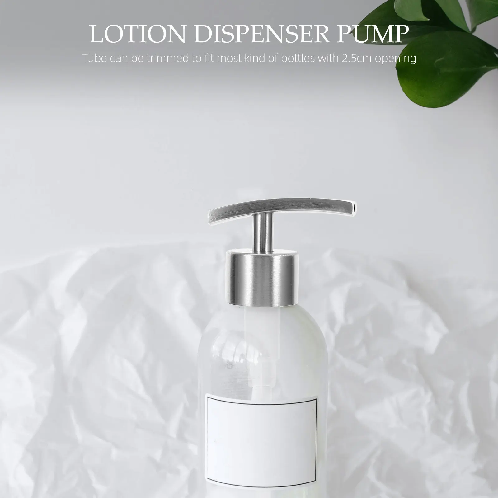 2Pcs Stainless Steel Lotion Dispenser Pump for Bathroom Accessories Reusable No Waste Long Lasting Soap Dispenser Pump
2Pcs Stainless Steel Lotion Dispenser Pump for Bathroom Accessories Reusable No Waste Long Lasting Soap Dispenser Pump