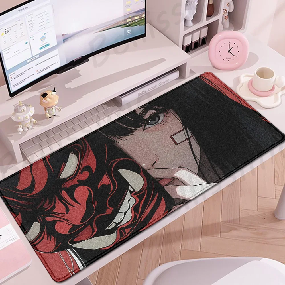 Large Gaming Mouse Pad Anime Girls Samurai Oni Mask Mousepad Cabinet Extended Deskmat Gamer E-Sports Mousemat Office Accessories
Large Gaming Mouse Pad Anime Girls Samurai Oni Mask Mousepad Cabinet Extended Deskmat Gamer E-Sports Mousemat Office Accessories