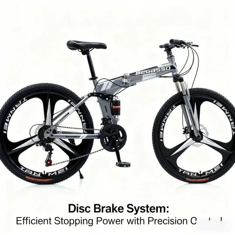 Adult Folding Mountain Bike High Configuration Three-Knife Wheel Gray Variable Speed Soft Bike Cross-Border Wholesale
Adult Folding Mountain Bike High Configuration Three-Knife Wheel Gray Variable Speed Soft Bike Cross-Border Wholesale