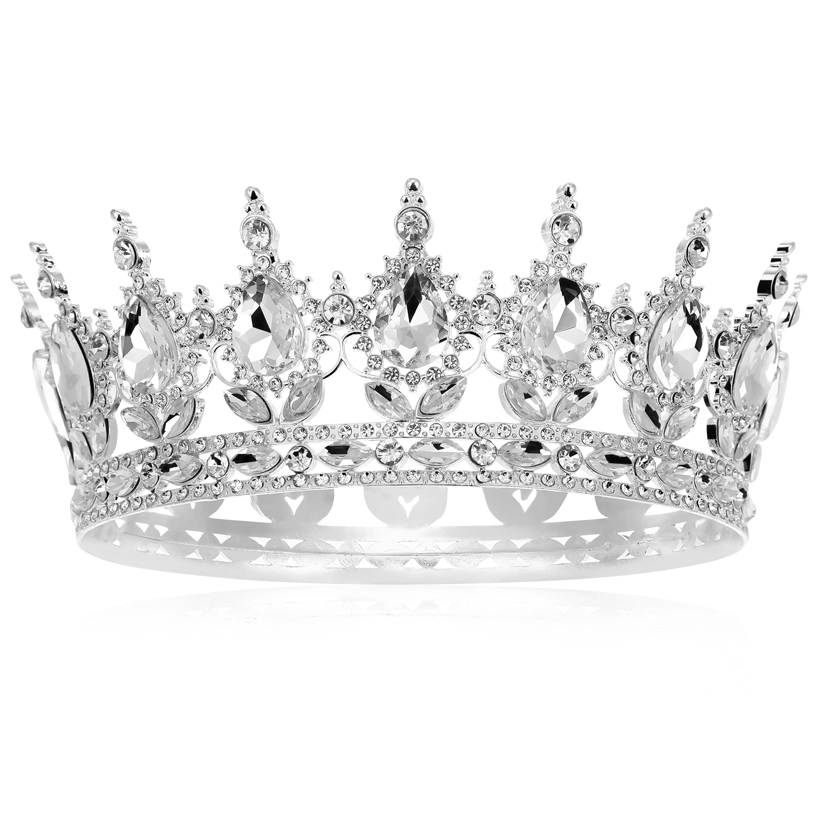 Rhinestone Crown Bridal Hair Accessories Wedding Tiara Shining Alloy Headpiece Durable Lightweight Bride Daily Life Hair Tool
Rhinestone Crown Bridal Hair Accessories Wedding Tiara Shining Alloy Headpiece Durable Lightweight Bride Daily Life Hair Tool