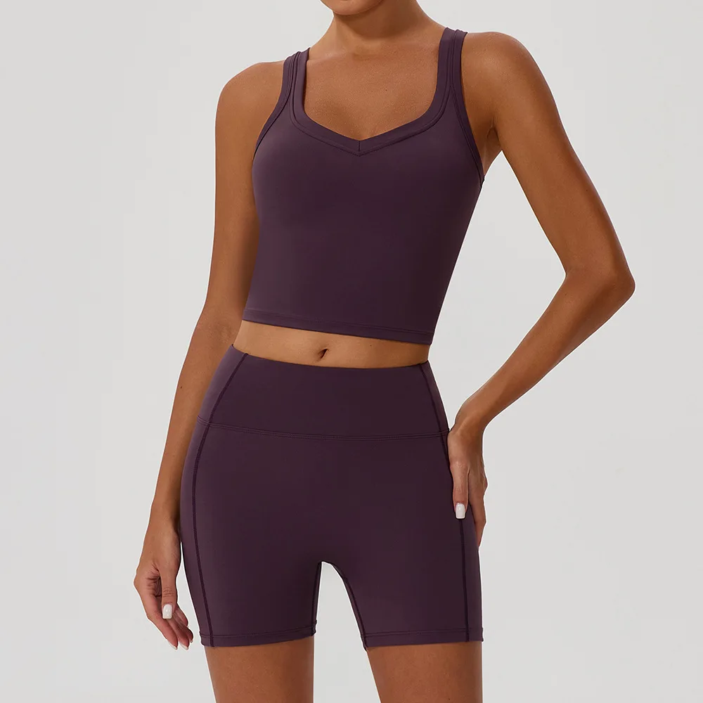 High Elastic Brushed Yoga Set high waist Peach Hip Tight Backless Quick-Dry Fitness Wear Sports Running sportswear for Women
High Elastic Brushed Yoga Set high waist Peach Hip Tight Backless Quick-Dry Fitness Wear Sports Running sportswear for Women