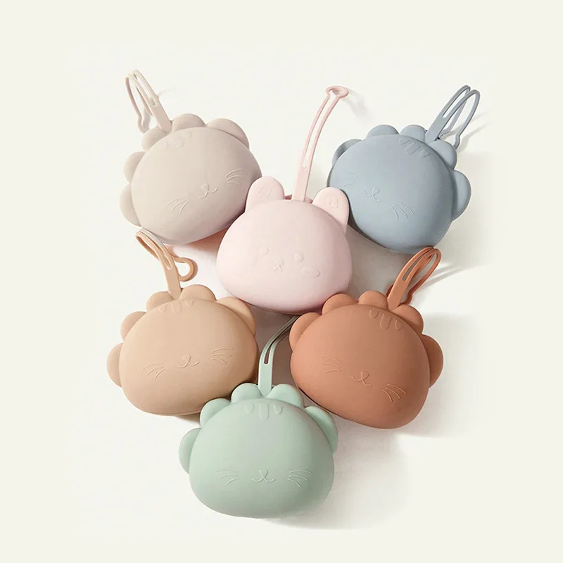 Zipper Silicone Pacifier Box Soother Container Box For Newborns Portable Storage Nipple Holder Teat Attachment Mini Coin Key Bag
Zipper Silicone Pacifier Box Soother Container Box For Newborns Portable Storage Nipple Holder Teat Attachment Mini Coin Key Bag