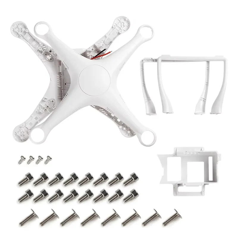 Классические запасные части для дрона DJI Phantom 3A/P, полный комплект корпуса с верхними средними нижними секциями и шасси
Классические запасные части для дрона DJI Phantom 3A/P, полный комплект корпуса с верхними средними нижними секциями и шасси