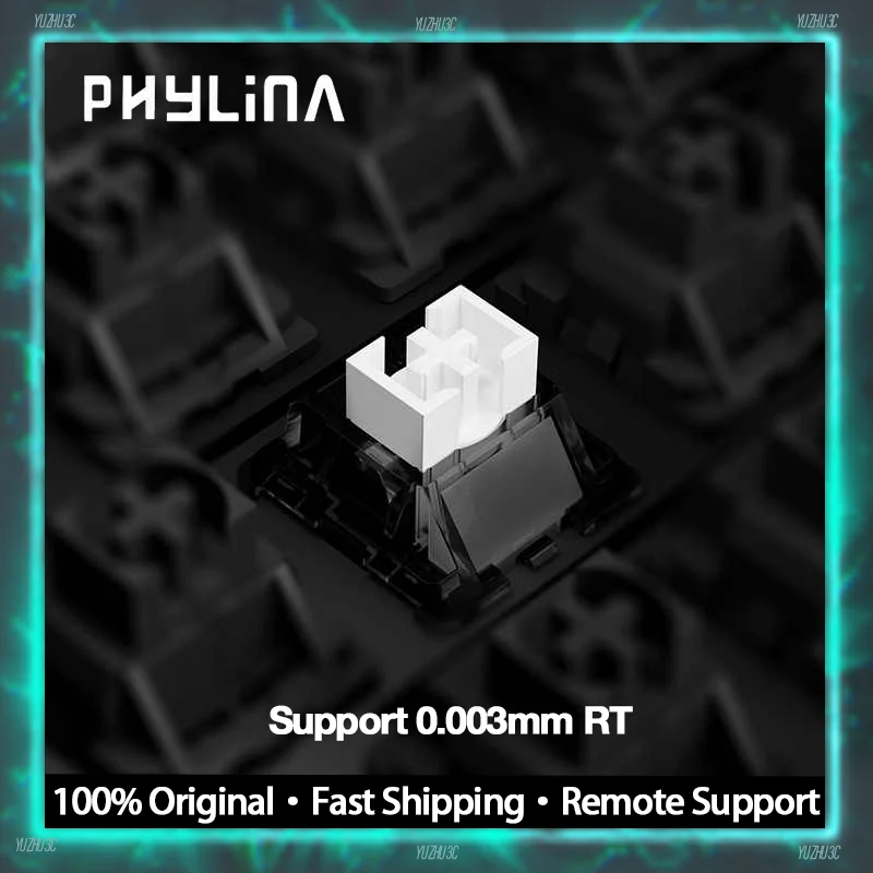 PHYLINA Flash Thunder Hall Effect Switch Support 0.003mm Rapid Trigger Accuracy Sealed High-precision Magnetic Switch
PHYLINA Flash Thunder Hall Effect Switch Support 0.003mm Rapid Trigger Accuracy Sealed High-precision Magnetic Switch
