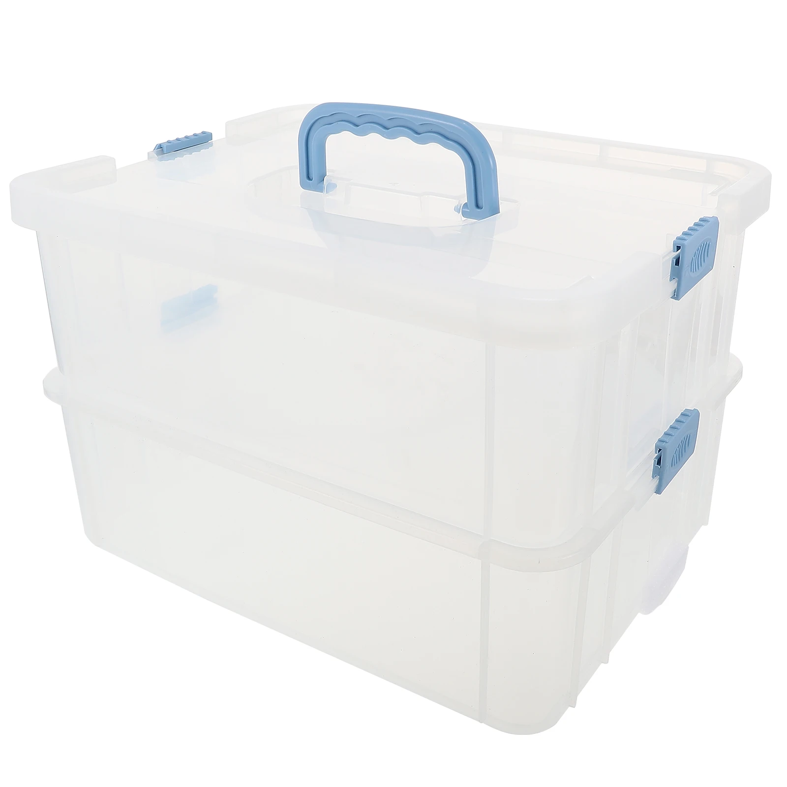 Multi-function Storage Box 2 Layers Blue Transparent Plastic Case for Toy Kids Building Blocks Containers Boxes Lid Sundries
Multi-function Storage Box 2 Layers Blue Transparent Plastic Case for Toy Kids Building Blocks Containers Boxes Lid Sundries