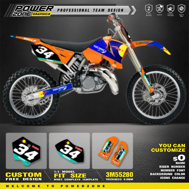 PowerZone Custom Team Graphics Decals For 3M Stickers Kit For KTM 2003 2004 SXF 2004 EXC Motorcycle Stickers 010
PowerZone Custom Team Graphics Decals For 3M Stickers Kit For KTM 2003 2004 SXF 2004 EXC Motorcycle Stickers 010