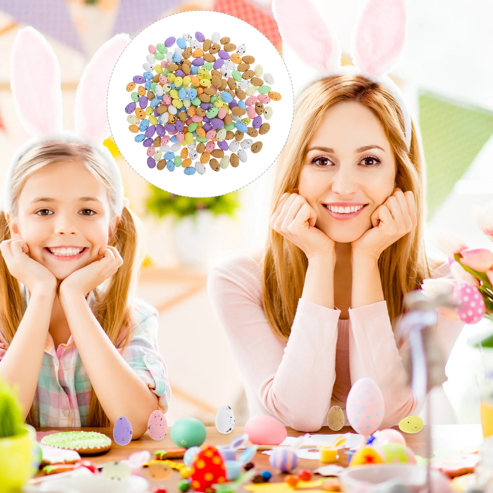 200pcs Colorful Foam Easter Eggs Mini Craft Supplies for Home Party Decorations Lightweight Safe Kids Skill Development
200pcs Colorful Foam Easter Eggs Mini Craft Supplies for Home Party Decorations Lightweight Safe Kids Skill Development