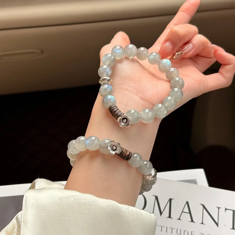 2026 Galaxy Flower Natural Grey Moonstone Crystal Beaded Bracelet Agarwood Chinese Style Zen Design Elegant Fashion Jewelry for
2026 Galaxy Flower Natural Grey Moonstone Crystal Beaded Bracelet Agarwood Chinese Style Zen Design Elegant Fashion Jewelry for