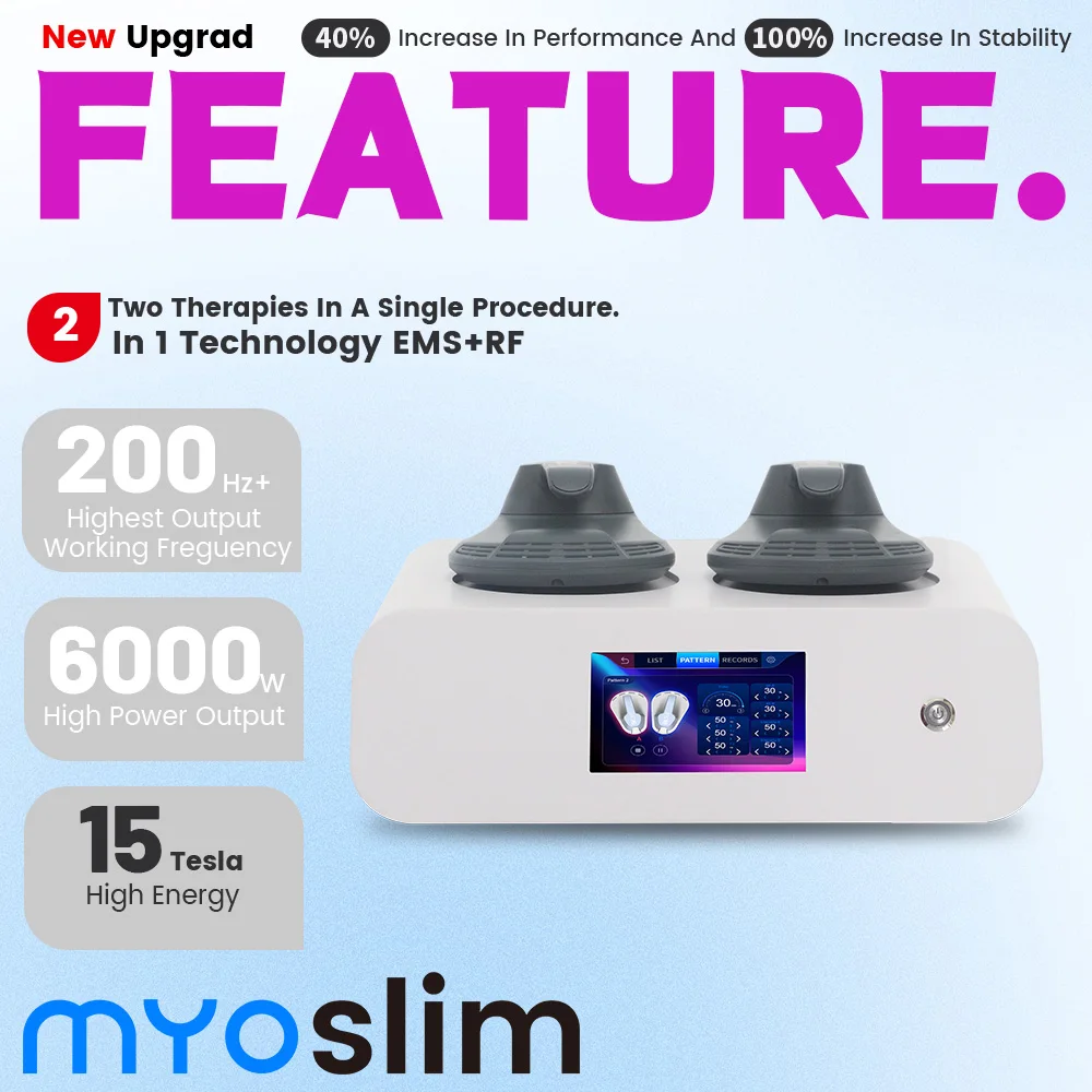 MYOSlim RF Shaping Electromagnetic Slimming Machine Muscle Stimulation Weight Loss Machine Abdominal Burning Body Beauty Salon
MYOSlim RF Shaping Electromagnetic Slimming Machine Muscle Stimulation Weight Loss Machine Abdominal Burning Body Beauty Salon