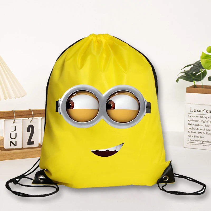 Minionses Waterproof Drawstring Pocket Cute Cartoon Anime Lightweight Backpack Fashion Print Gym Clothing Item Storage Bags Gift
Minionses Waterproof Drawstring Pocket Cute Cartoon Anime Lightweight Backpack Fashion Print Gym Clothing Item Storage Bags Gift