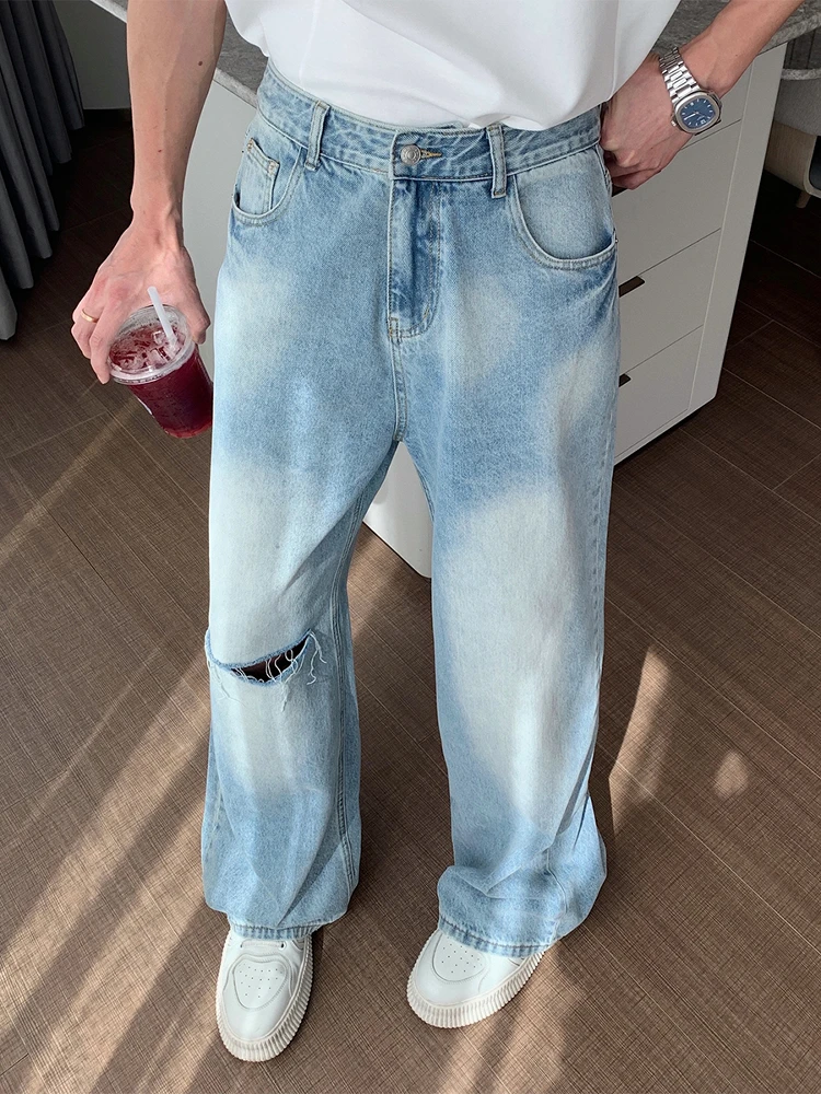 Hualun мужские летние облегающие прямые джинсы Tear Sle Faionable из смеси хлопка и полиэстера, дышащая молния с высокой талией, Cl...
Hualun мужские летние облегающие прямые джинсы Tear Sle Faionable из смеси хлопка и полиэстера, дышащая молния с высокой талией, Cl...