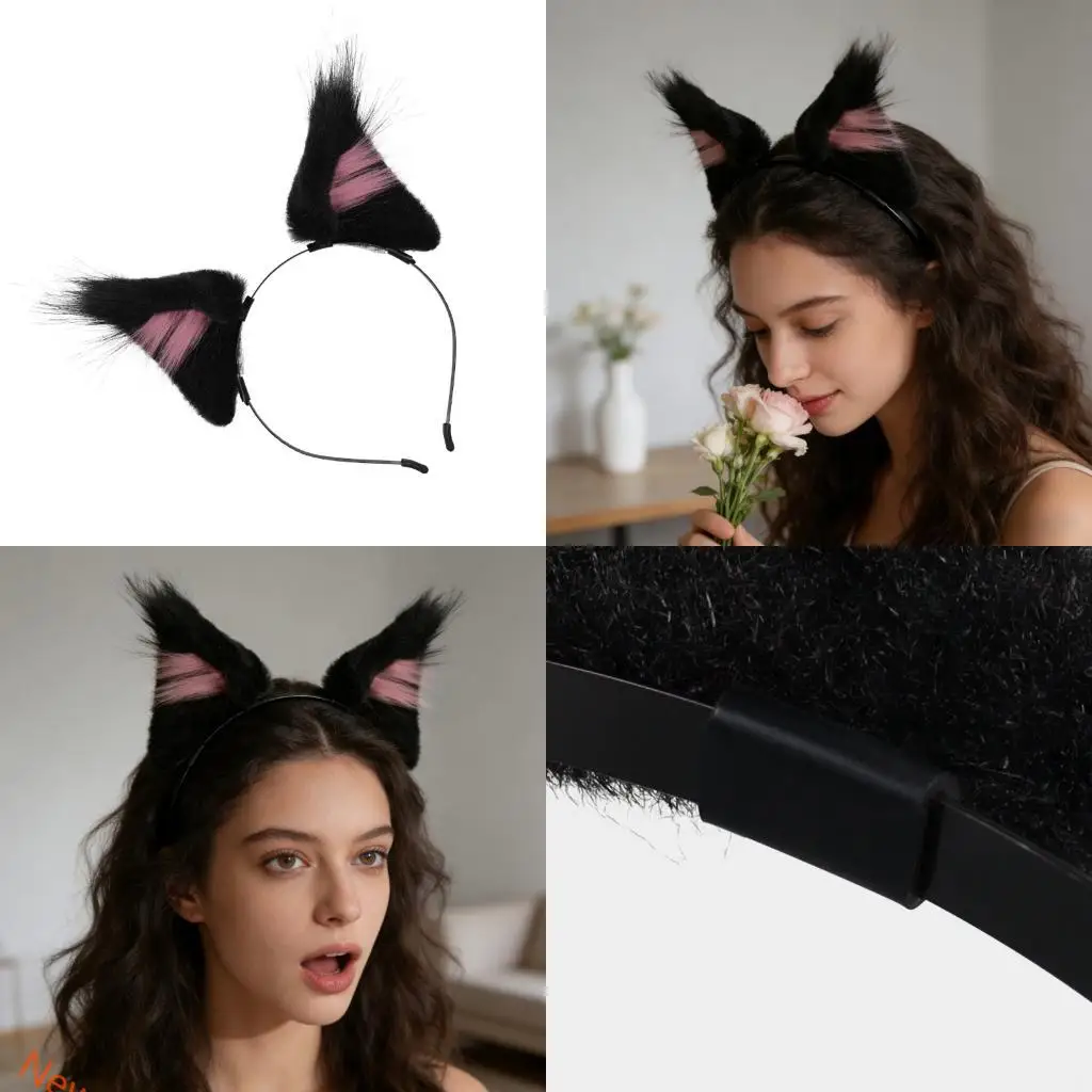 Повязка для волос с кошачьими ушками, меховые повязки на голову с реалистичным дизайном для творческих фотосессий LXAD
Повязка для волос с кошачьими ушками, меховые повязки на голову с реалистичным дизайном для творческих фотосессий LXAD
