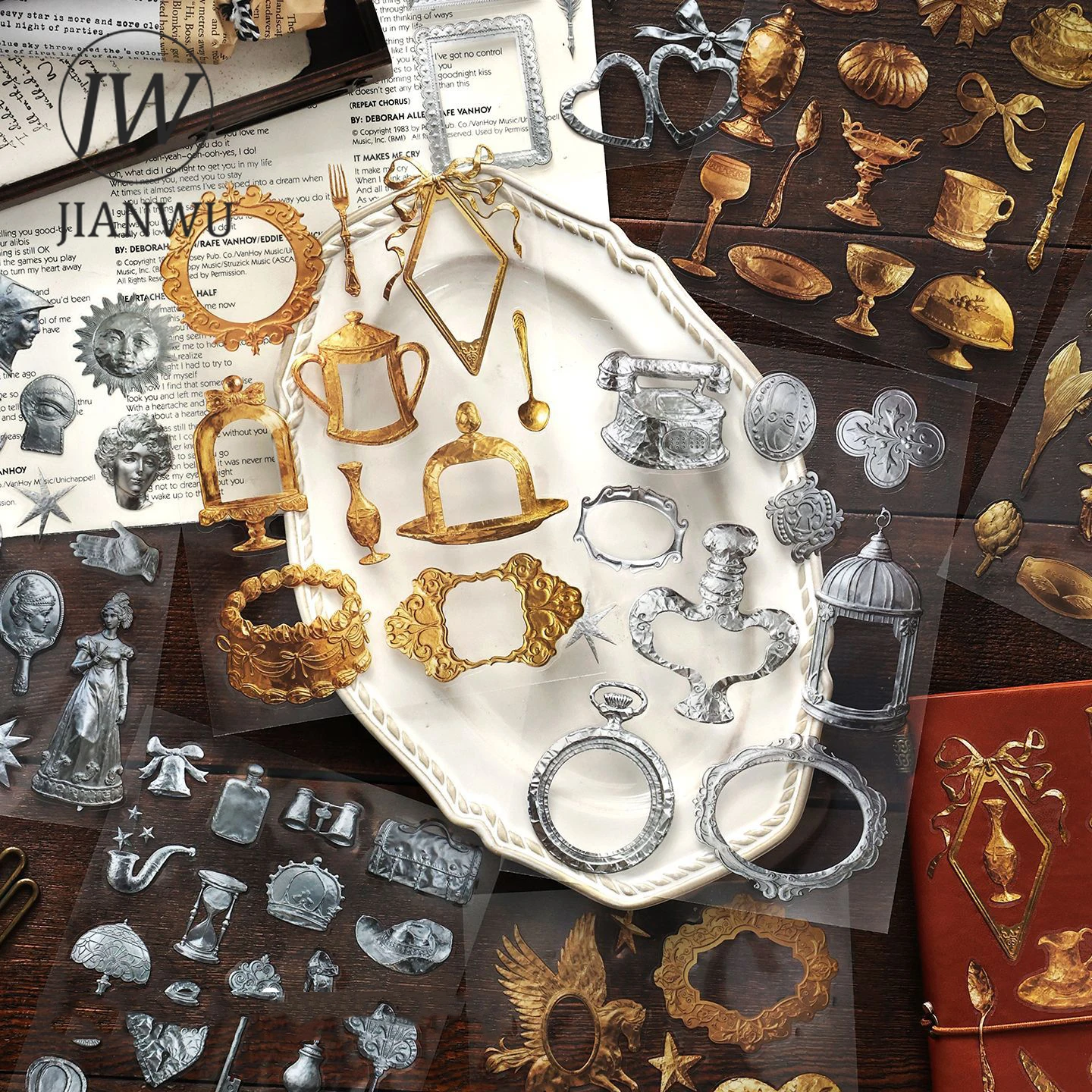 JIANWU Time Wrinkles Series Vintage Baroque Landscape Material Collage Scrapbooking PET Sticker Creative DIY Journal Stationery
JIANWU Time Wrinkles Series Vintage Baroque Landscape Material Collage Scrapbooking PET Sticker Creative DIY Journal Stationery
