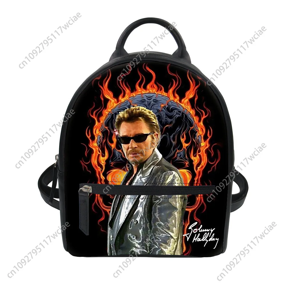 Johnny Hallyday Custom Backpack Purse Women Pop Singer Carter Schoolbags Double Shoulder Bag Mini Daypack Leather Travel Bag 
Johnny Hallyday Custom Backpack Purse Women Pop Singer Carter Schoolbags Double Shoulder Bag Mini Daypack Leather Travel Bag