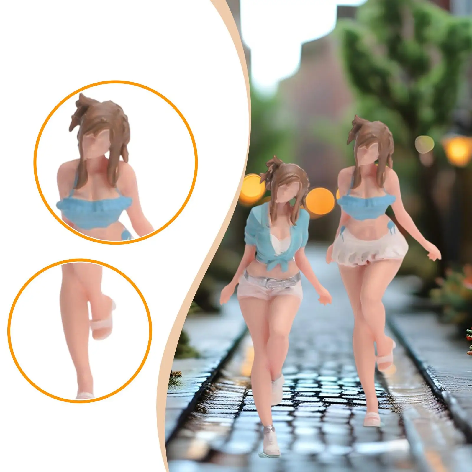 1/64 Scale Cute Girl Figure Female Character Layout Female Figurine Miniature Diorama Accessory for Gift Dollhouse Accessory
1/64 Scale Cute Girl Figure Female Character Layout Female Figurine Miniature Diorama Accessory for Gift Dollhouse Accessory