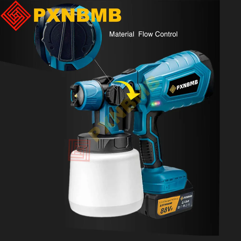 1000ML Electric Spray Gun Cordless Paint Sprayer Auto Furniture Steel Coating Airbrush Compatible For 18V Battery 210W 38000RPM
1000ML Electric Spray Gun Cordless Paint Sprayer Auto Furniture Steel Coating Airbrush Compatible For 18V Battery 210W 38000RPM
