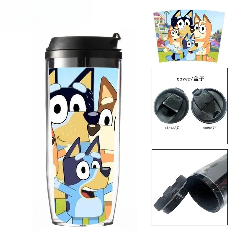350ML Anime Blueys Bingo Small Water Cup Transparent Plastic Water Bottles Fashion Portable Jugs Drink Bottles Cup
350ML Anime Blueys Bingo Small Water Cup Transparent Plastic Water Bottles Fashion Portable Jugs Drink Bottles Cup