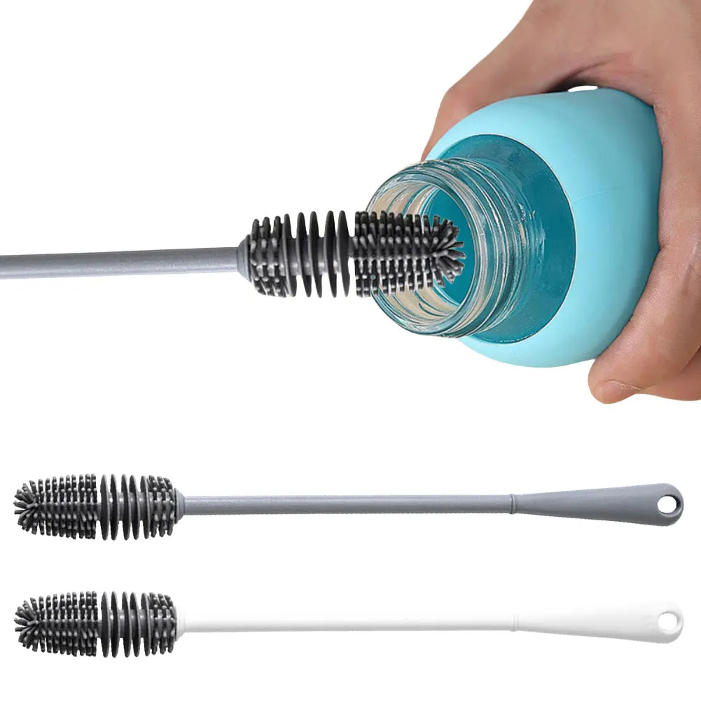Silicone Bottle Brush Bottle Cleaning Brush Long Handle Glass Cup Cleaner Bottle Brush Cleaner for Sports Bottle
Silicone Bottle Brush Bottle Cleaning Brush Long Handle Glass Cup Cleaner Bottle Brush Cleaner for Sports Bottle