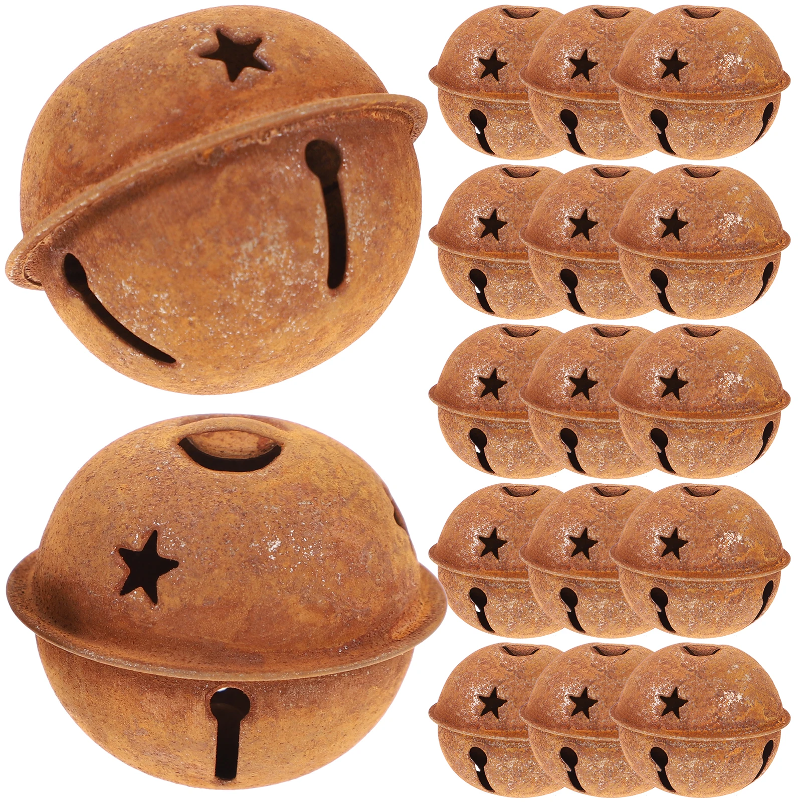 24 Pcs Rusted Diy Rusty Jingle Bell Craft Bell DIY Craft Christmas Jingle Bells Tree Ornament
24 Pcs Rusted Diy Rusty Jingle Bell Craft Bell DIY Craft Christmas Jingle Bells Tree Ornament
