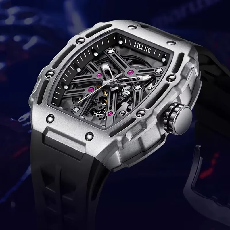 AILANG automatic watch business cool wholesale mechanical wristwatches hollow no logo black leather mens watch men gift
AILANG automatic watch business cool wholesale mechanical wristwatches hollow no logo black leather mens watch men gift 