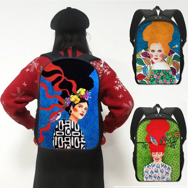 Oil Painting Girls Print Backpack for Teenager for Travel School Bags Vintage Painting Art Gril Bookbag Laptop Daypack Rucksacks
Oil Painting Girls Print Backpack for Teenager for Travel School Bags Vintage Painting Art Gril Bookbag Laptop Daypack Rucksacks