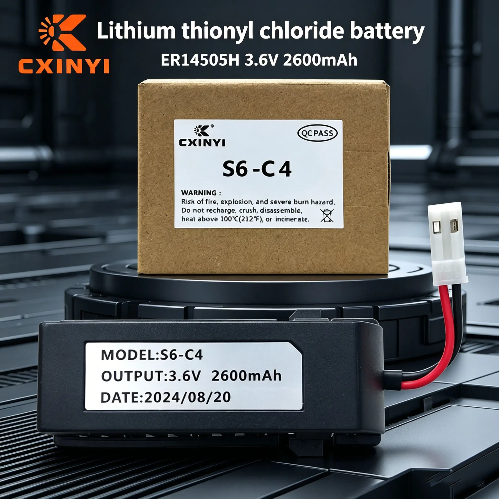 CXINYI ER14505H Lithium thionyl chloride battery 3.6V automation industrial equipment servo robotic arm controller
CXINYI ER14505H Lithium thionyl chloride battery 3.6V automation industrial equipment servo robotic arm controller