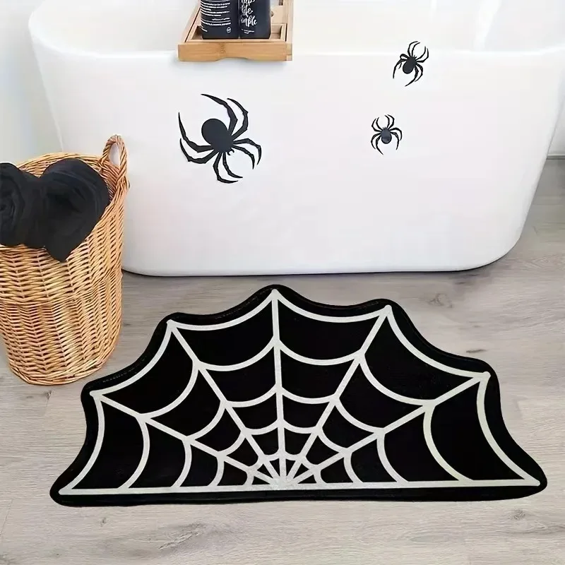 VIKAMA Unique Spider Web Plush Doormat, Gothic Halloween Soft, Absorbent, and Non-Slip Mat, Bathroom, Entryway, and Home Decor
VIKAMA Unique Spider Web Plush Doormat, Gothic Halloween Soft, Absorbent, and Non-Slip Mat, Bathroom, Entryway, and Home Decor