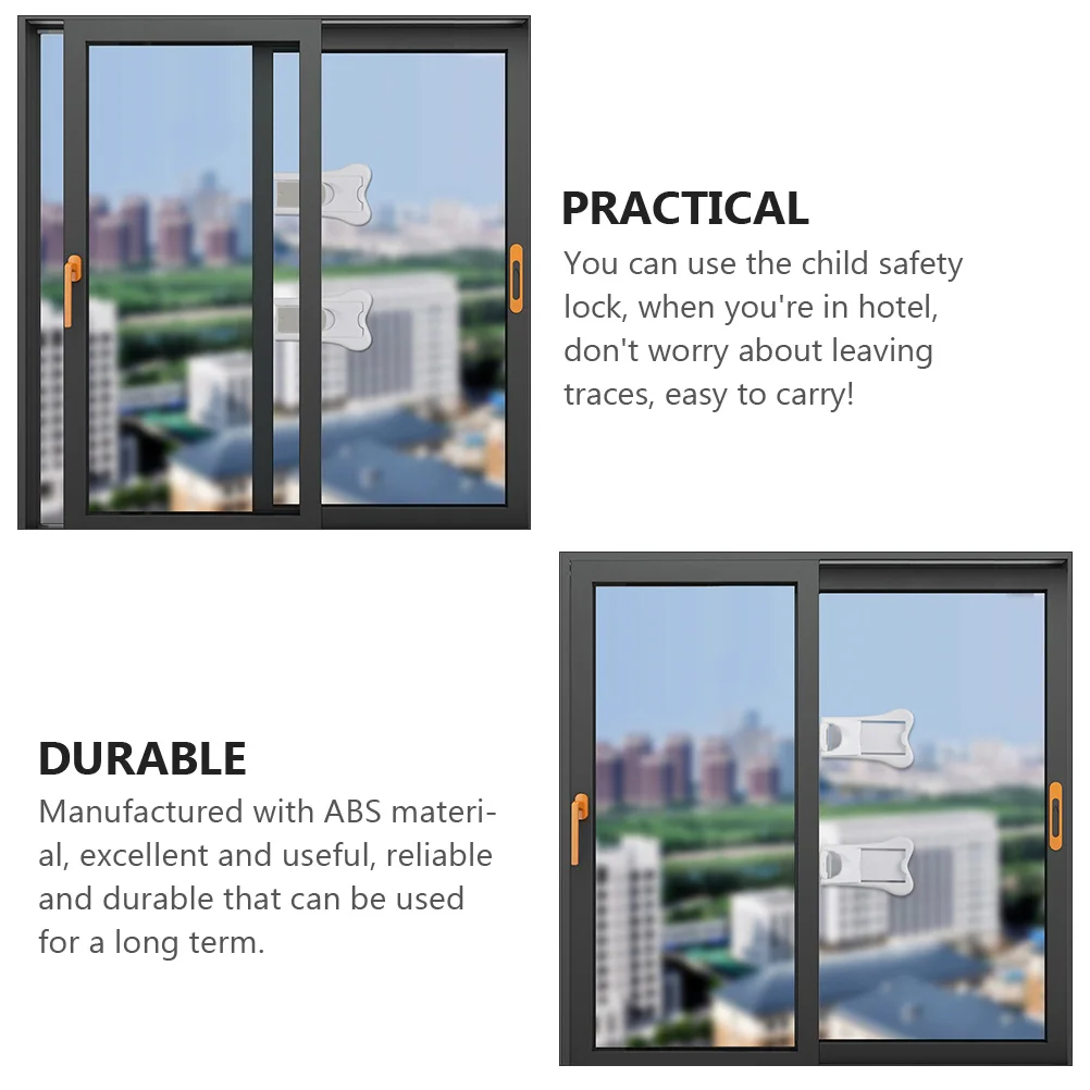 4Pcs Sliding Window Locks Child Safety Locks Durable ABS Child Sliding Door Lock for Home Safety Baby Proofing
4Pcs Sliding Window Locks Child Safety Locks Durable ABS Child Sliding Door Lock for Home Safety Baby Proofing