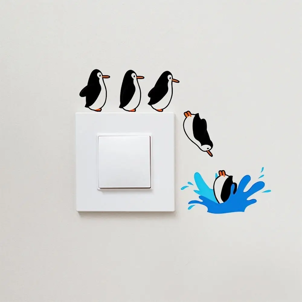 Vinyl Penguin Switch Stickers Cute Removable Penguin Diving Wallpaper Luxury Cartoon Wall Stickers Phone Case Laptop
Vinyl Penguin Switch Stickers Cute Removable Penguin Diving Wallpaper Luxury Cartoon Wall Stickers Phone Case Laptop