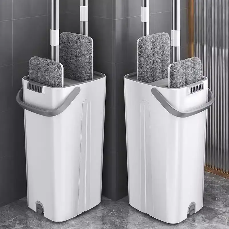 Thickened Heavy Duty Household Flat Mop Bucket with Broom Integrated Washing And Drying Stainless Steel Pole
Thickened Heavy Duty Household Flat Mop Bucket with Broom Integrated Washing And Drying Stainless Steel Pole
