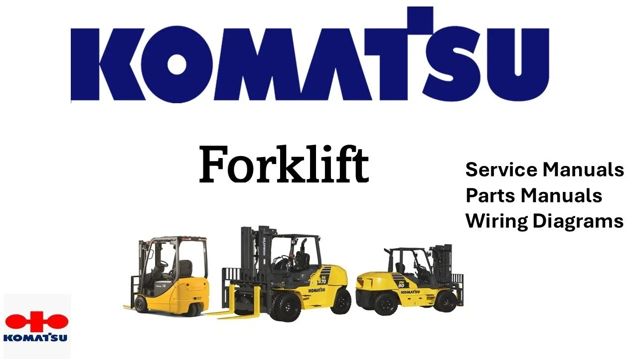 AutoCD Komatsu Forklift Service Manuals Class 1-5 US 2.48GB PDF
AutoCD Komatsu Forklift Service Manuals Class 1-5 US 2.48GB PDF
