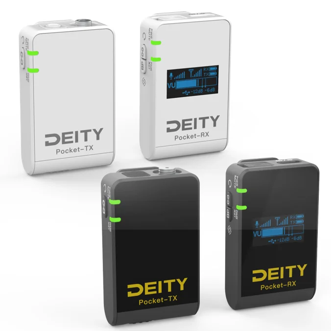 Deity Pocket Wireless Black/White Microphone USB Microphone Recording Microphone Compatible with DEITY 2.4G Wireless Products
Deity Pocket Wireless Black/White Microphone USB Microphone Recording Microphone Compatible with DEITY 2.4G Wireless Products