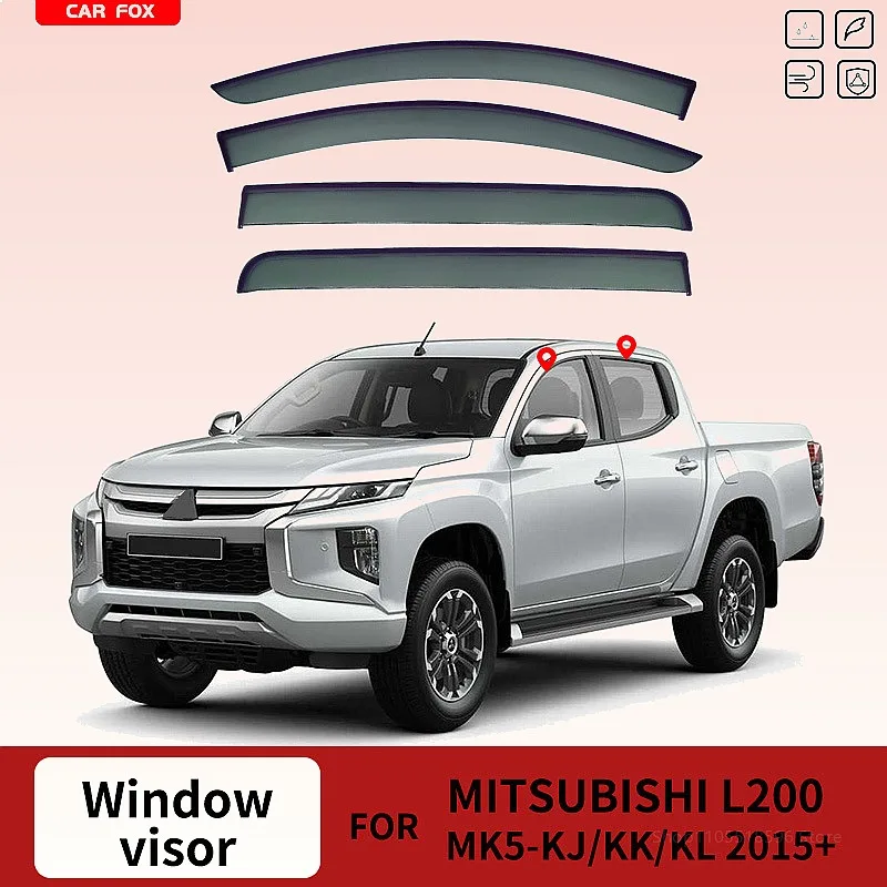 For Mitsubishi L200 KJ 2006-2022 Car Window Visor Rain Sun Shade Side Awning Shield Accessories
For Mitsubishi L200 KJ 2006-2022 Car Window Visor Rain Sun Shade Side Awning Shield Accessories