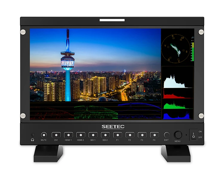SEETEC P133 PRO 1000nit High Bright 13.3 Inch Full HD 1920x1080 Broadcast Monitor
SEETEC P133 PRO 1000nit High Bright 13.3 Inch Full HD 1920x1080 Broadcast Monitor