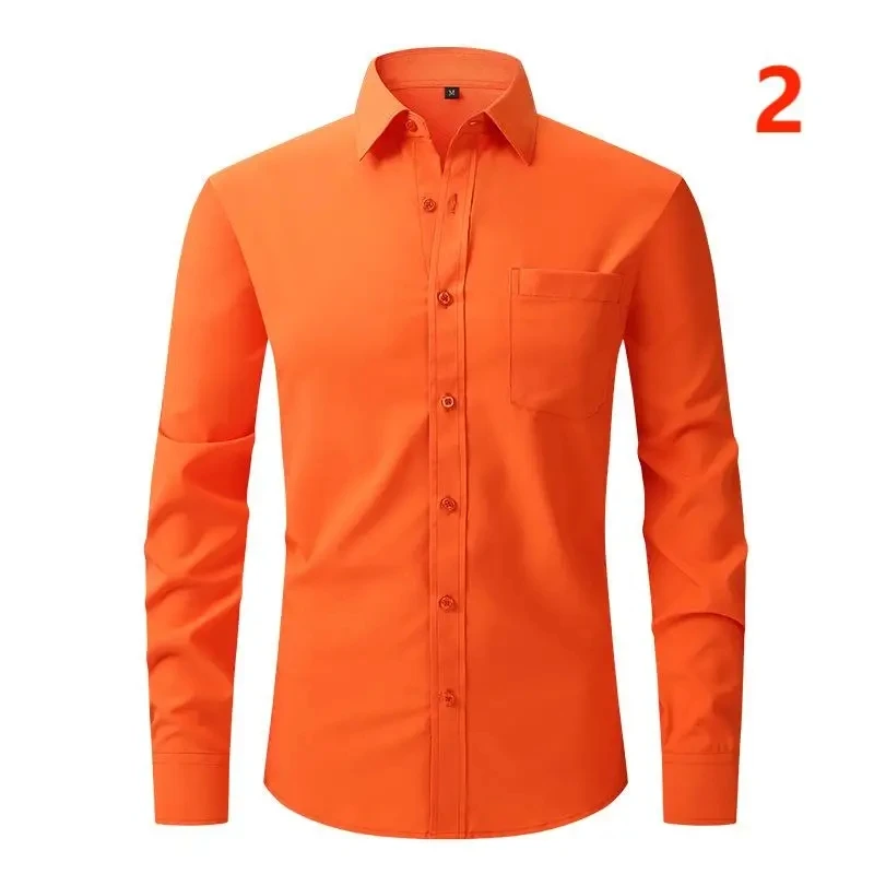 ZPMN13 New Stretch Shirt Men's Tops Business Casual Long Sleeve Shirt Professional Formal Shirt Men
ZPMN13 New Stretch Shirt Men's Tops Business Casual Long Sleeve Shirt Professional Formal Shirt Men