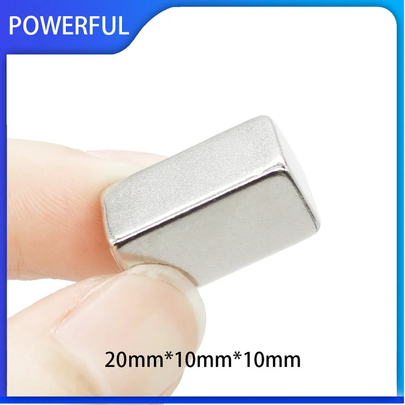 1~50PCS 20x10x10 Rectangular Strong Powerful Magnets N35 20mm x 10mm x 10mm Block Rare Earth Neodymium Magnet 20*10*10mm
1~50PCS 20x10x10 Rectangular Strong Powerful Magnets N35 20mm x 10mm x 10mm Block Rare Earth Neodymium Magnet 20*10*10mm
