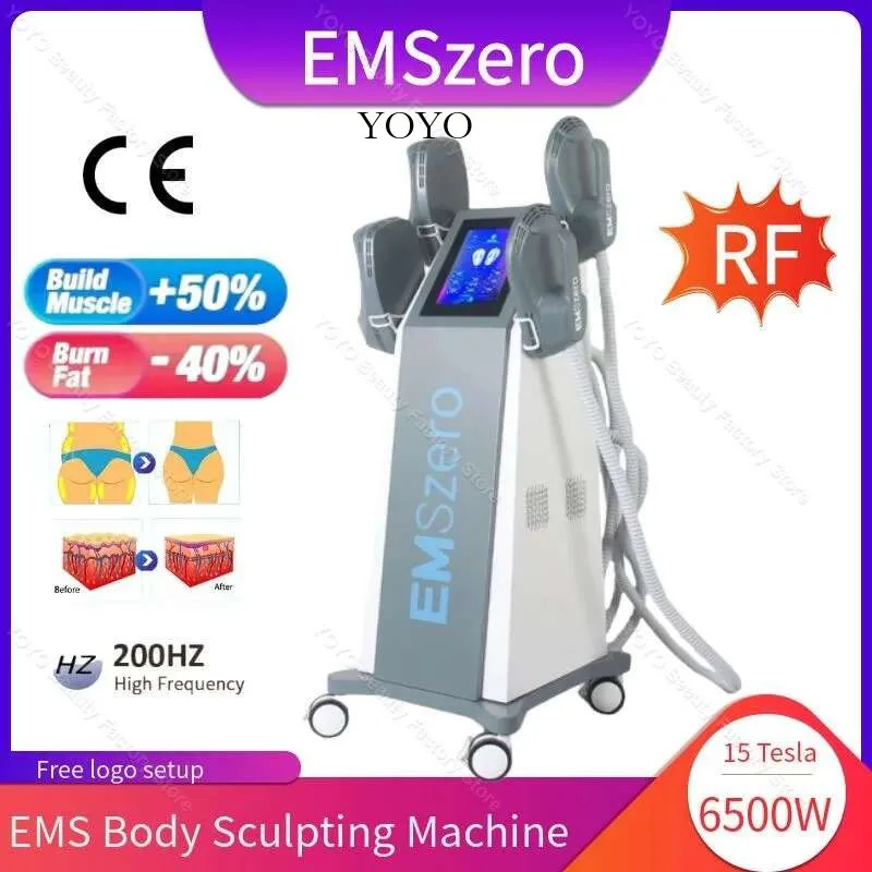 EMSZERO RF Body Sculpting Machine with 4 Handles Muscle Training EMS Muscle Stimulator Body Slimming Fat Burning Equipment
EMSZERO RF Body Sculpting Machine with 4 Handles Muscle Training EMS Muscle Stimulator Body Slimming Fat Burning Equipment