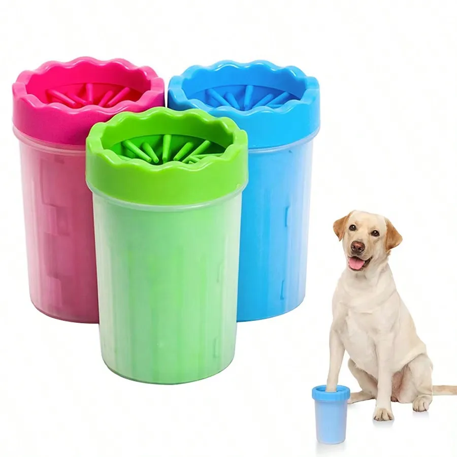 1pc Large/Small Size Pet Paw Cleaning Cup With Silicone Brush, Dog Cat Foot Cleaning Supplies
1pc Large/Small Size Pet Paw Cleaning Cup With Silicone Brush, Dog Cat Foot Cleaning Supplies