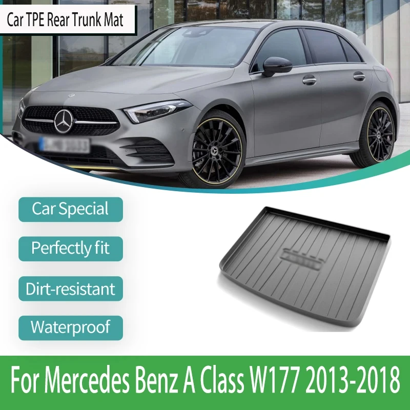 For Mercedes Benz A Class W177 2013-2018 TPE Auto Rear Trunk Mats Anti-scratch Protecion Cushion Automobile Interior Accessories
For Mercedes Benz A Class W177 2013-2018 TPE Auto Rear Trunk Mats Anti-scratch Protecion Cushion Automobile Interior Accessories