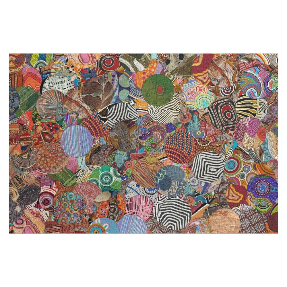 Пазл с изображением коренного австралийского искусства для детей
Пазл с изображением коренного австралийского искусства для детей