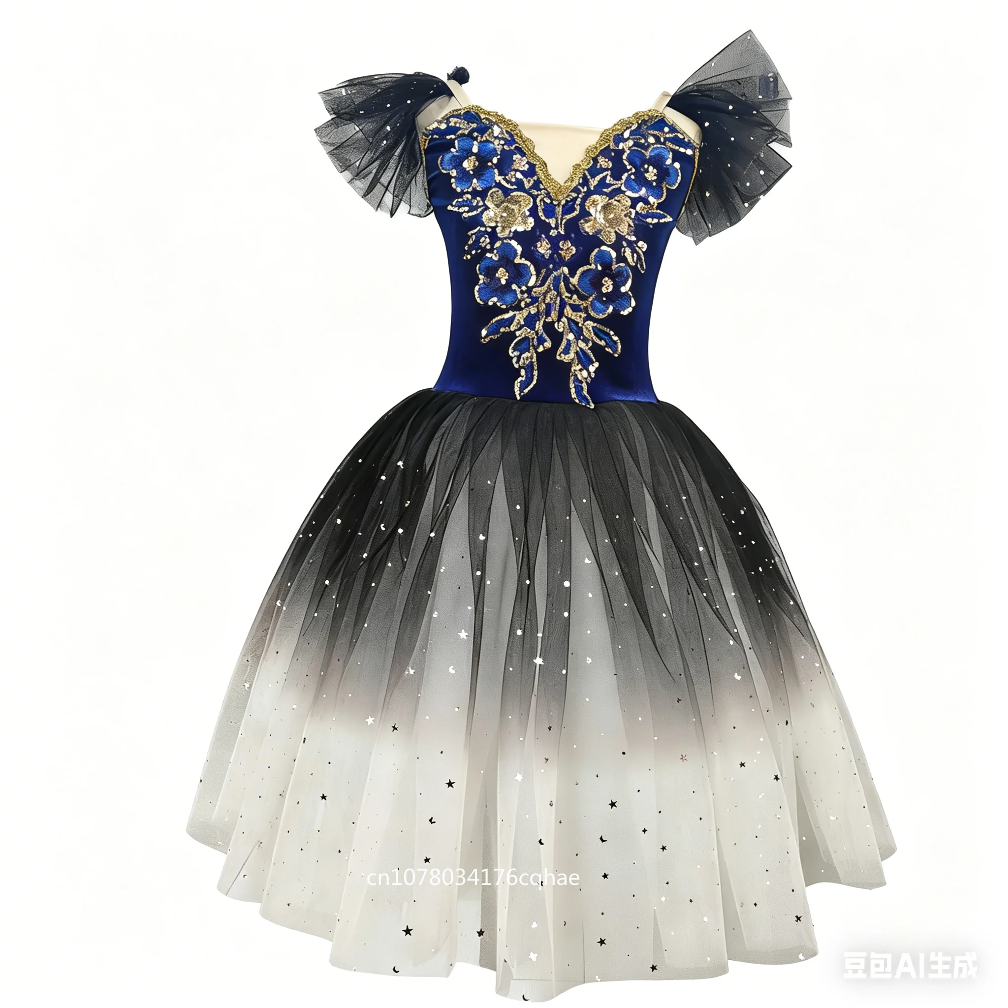 Ballerina Party Dress Children Girl Dance Costumes Lace Fly Sleeve Sequin Splice Gauzy Professional Romantic Tutu Ballet Dress
Ballerina Party Dress Children Girl Dance Costumes Lace Fly Sleeve Sequin Splice Gauzy Professional Romantic Tutu Ballet Dress